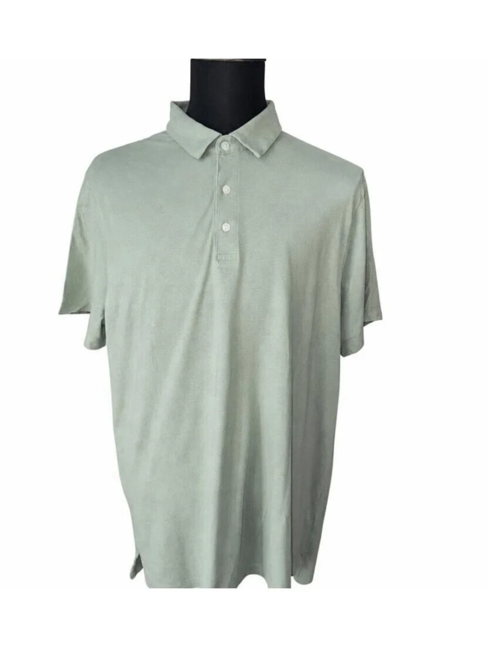 J.CREW Men’s Sueded Soft Cotton Polo Shirt In Sage-XL